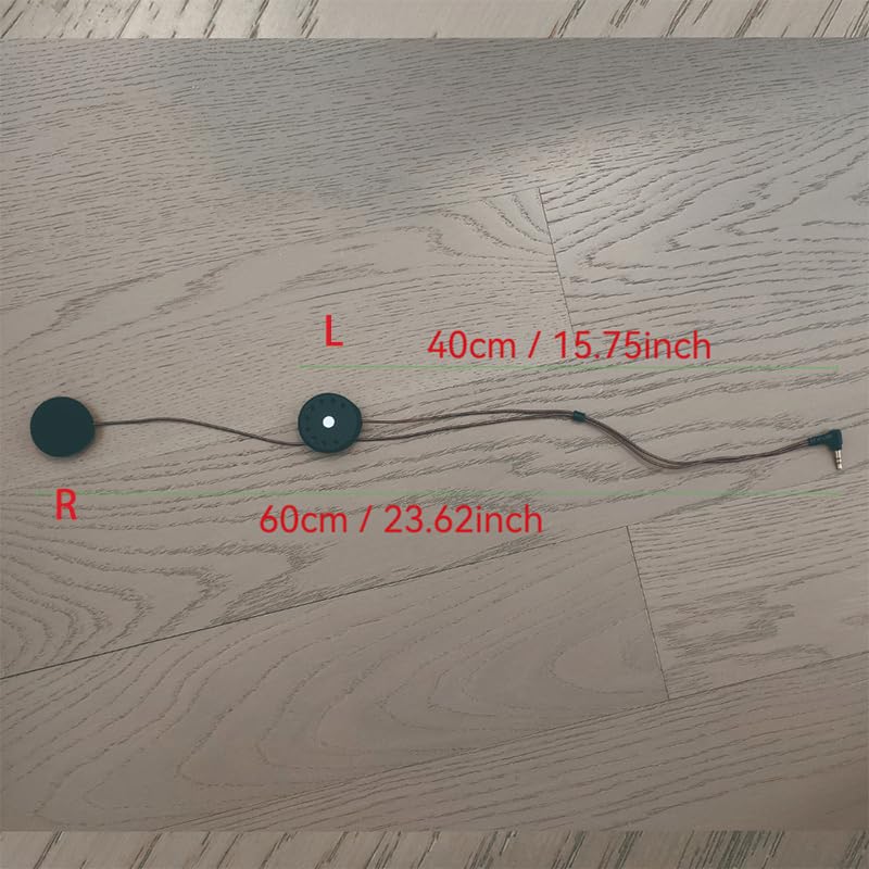 Ride-VOICEPRO Helmet Speaker: Vocal Clarity, Enhanced Magnet, 3.5mm AUX Connectors(Ride-VOICEPRO (40MM))