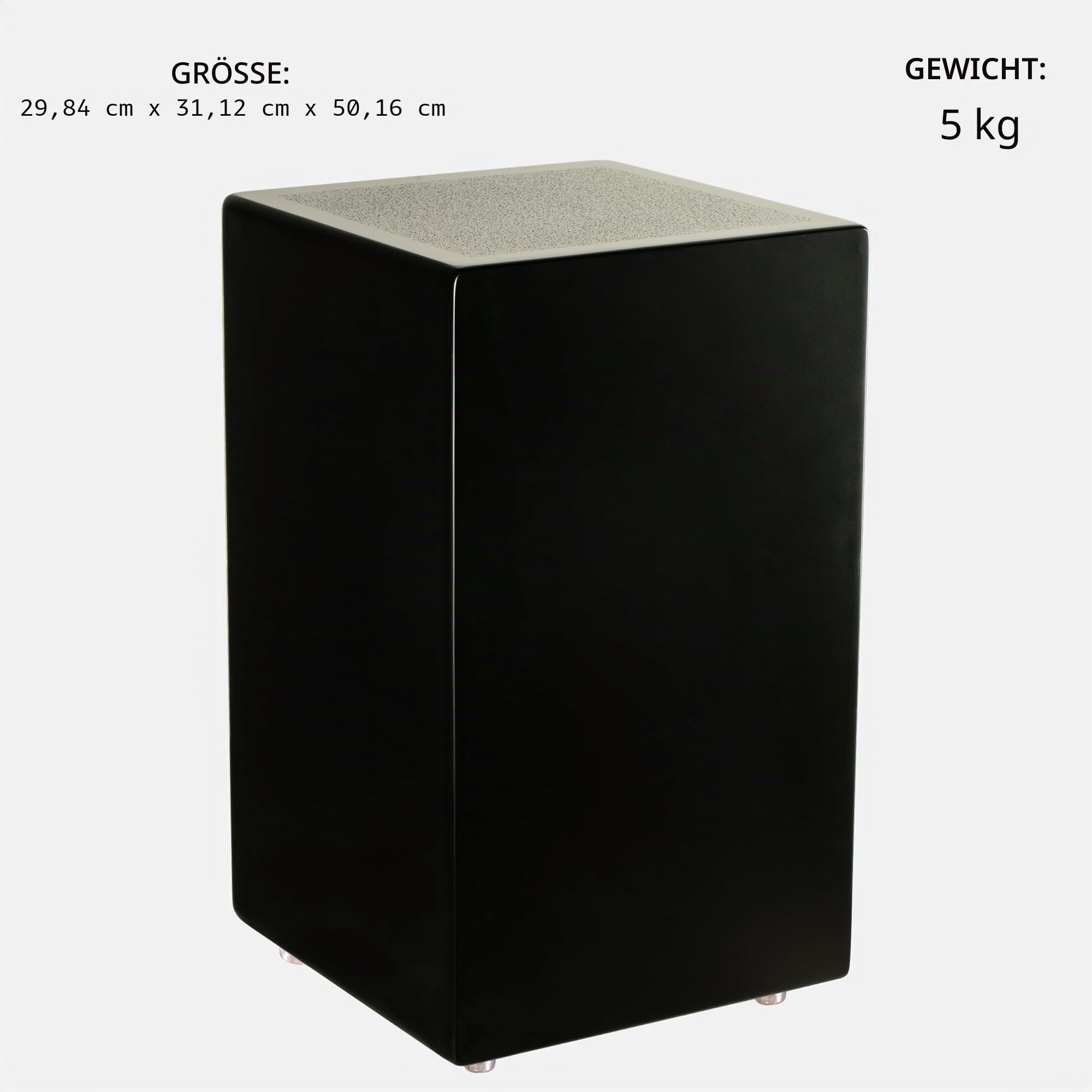 Meinl Subwoofer Cajon SUBCAJ1AWA, American White Ash #AWA | mit Snare-Teppich, Schalllöcher vorner, Interner Bass-Reflexkanal, Holzfaserplatte und Weißesche
