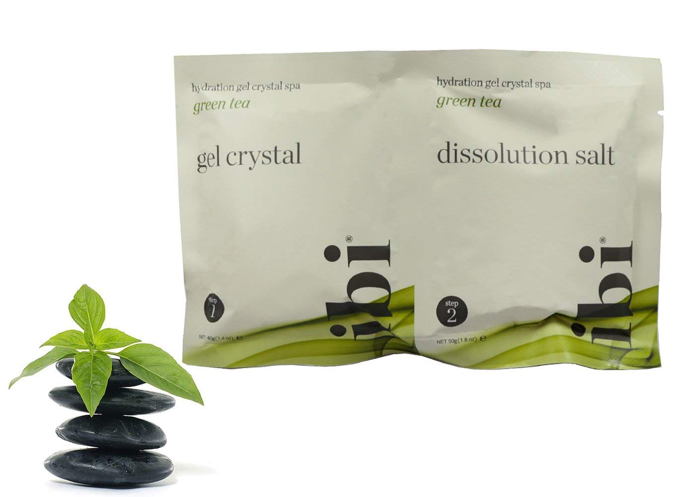 IBI Pedi Spa Packets Green Tea Spa Gel, 10 Set