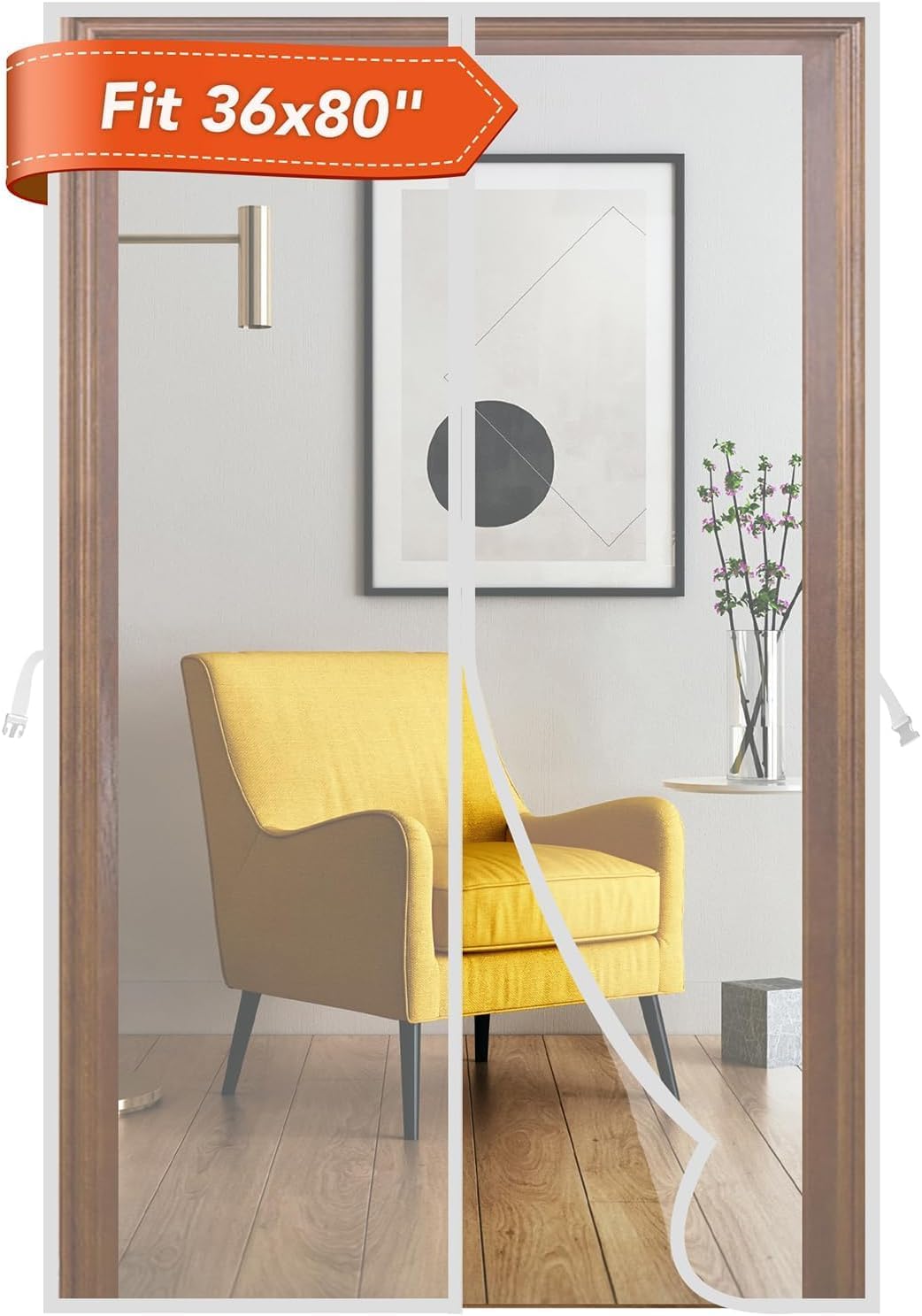 Magnetic Screen Door+Chair Mat