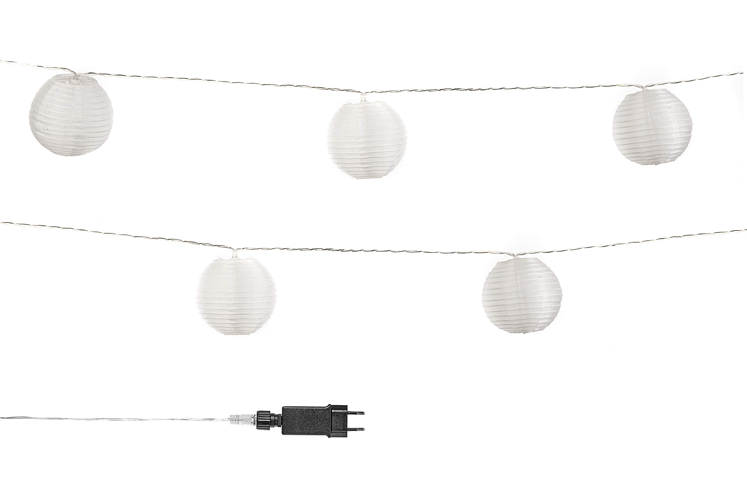 CozyHome Guirnalda luces exterior linternas - 20 linternas LED blanco cálido & 7m I Con enchufe I Luces decorativas habitacion Fairy lights decoracion Luz led hadas Luces led pequeñas Luzes navideñas