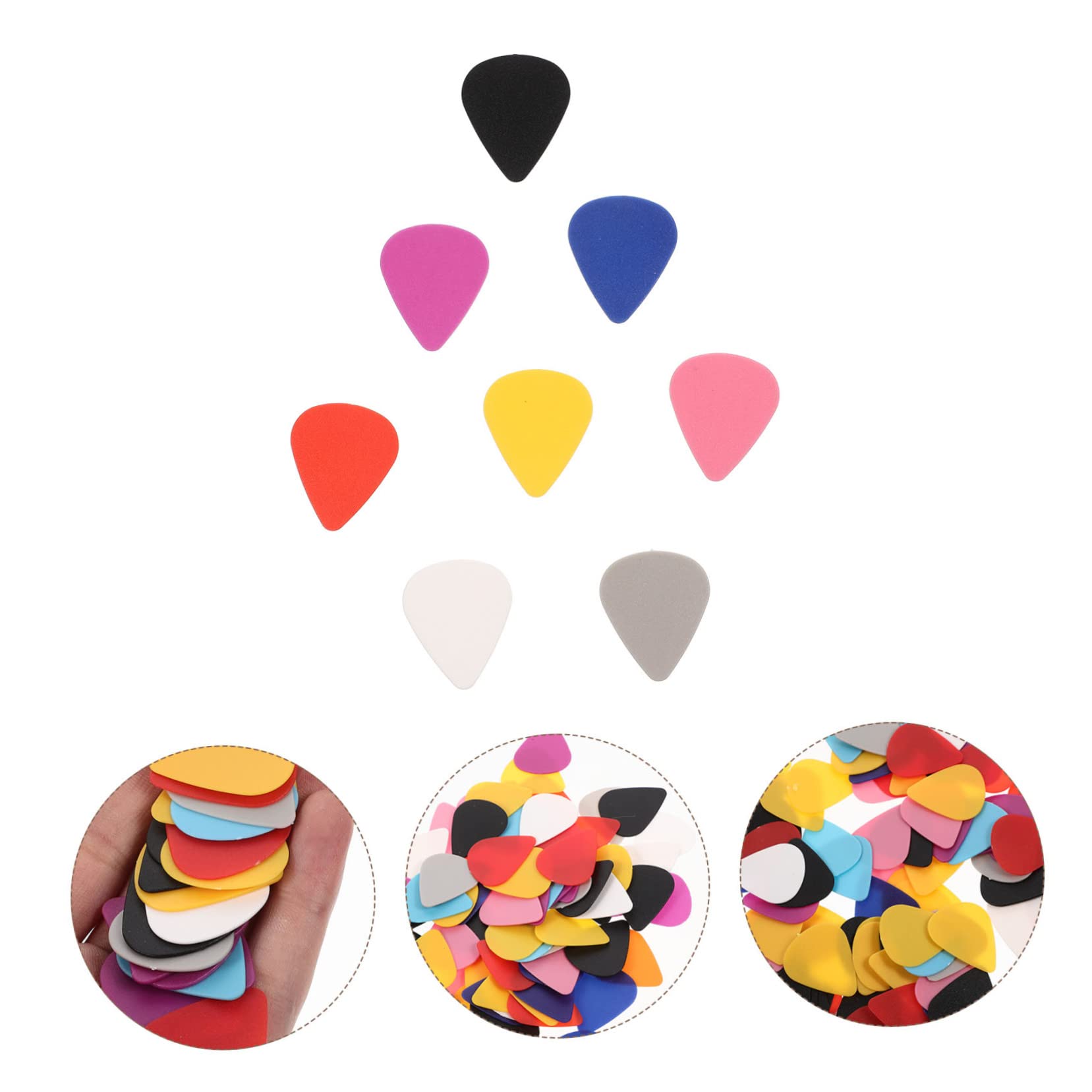 TOYANDONA 600stücke Gitarren-picks Leicht Und Langlebig Verschiedene Stärken Für Akustik Gitarre Ukulele Und Bass Zubehör Für Gitarristen