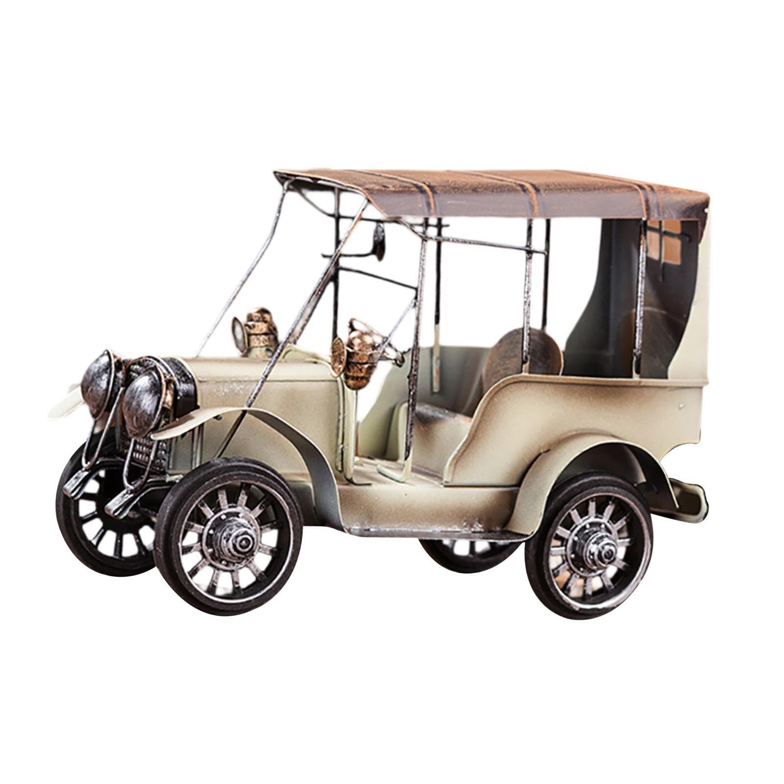 TWISAXC for Creative Vintage Car Sculpture Metal Artwork Figure Ornament Elegant Birthday Gift For Men Attention To Detail