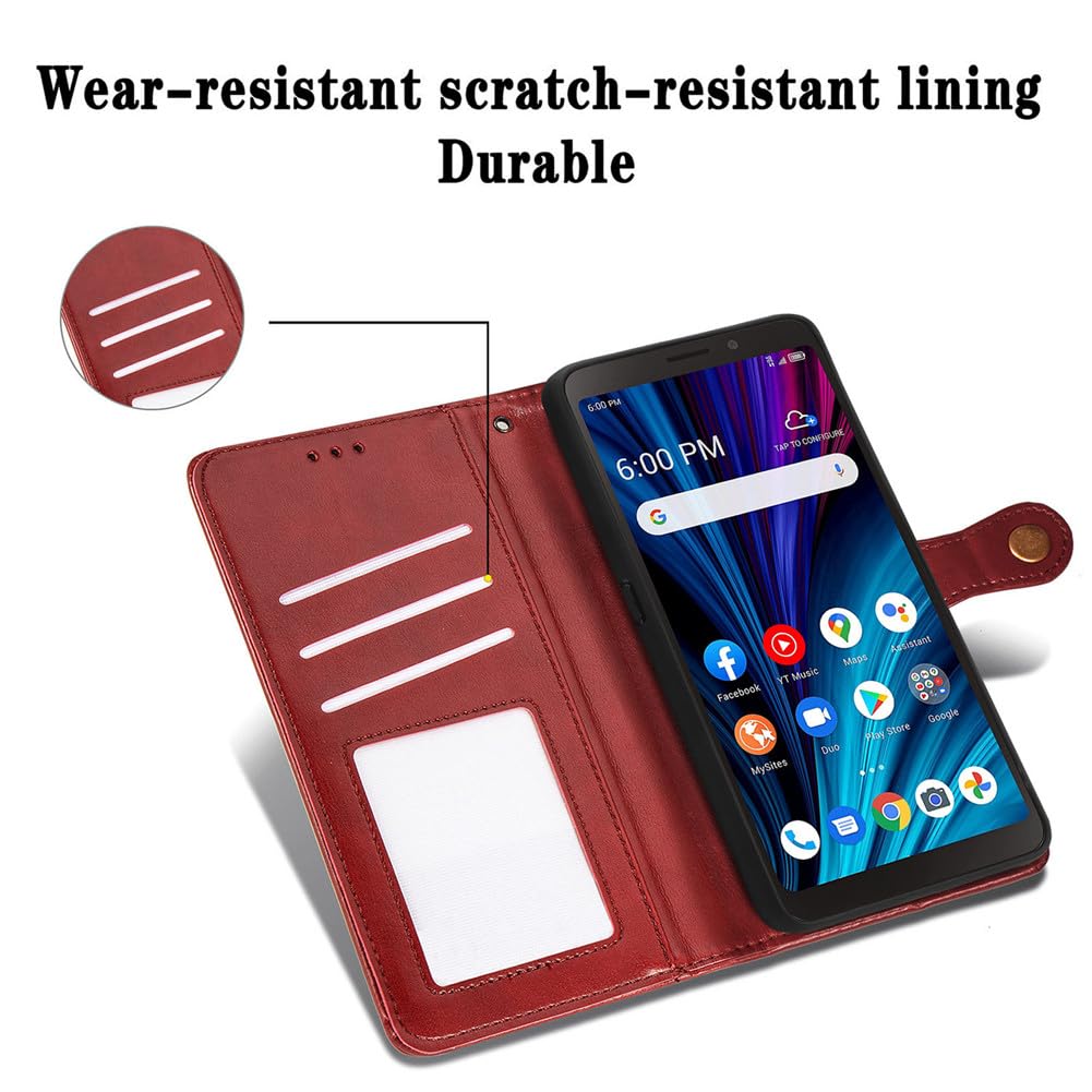 Étui Portefeuille Magnétique Pour Honor 400 Lite - Cuir PU - Porte-Cartes Et Billet - Fonction Support - Protection Totale