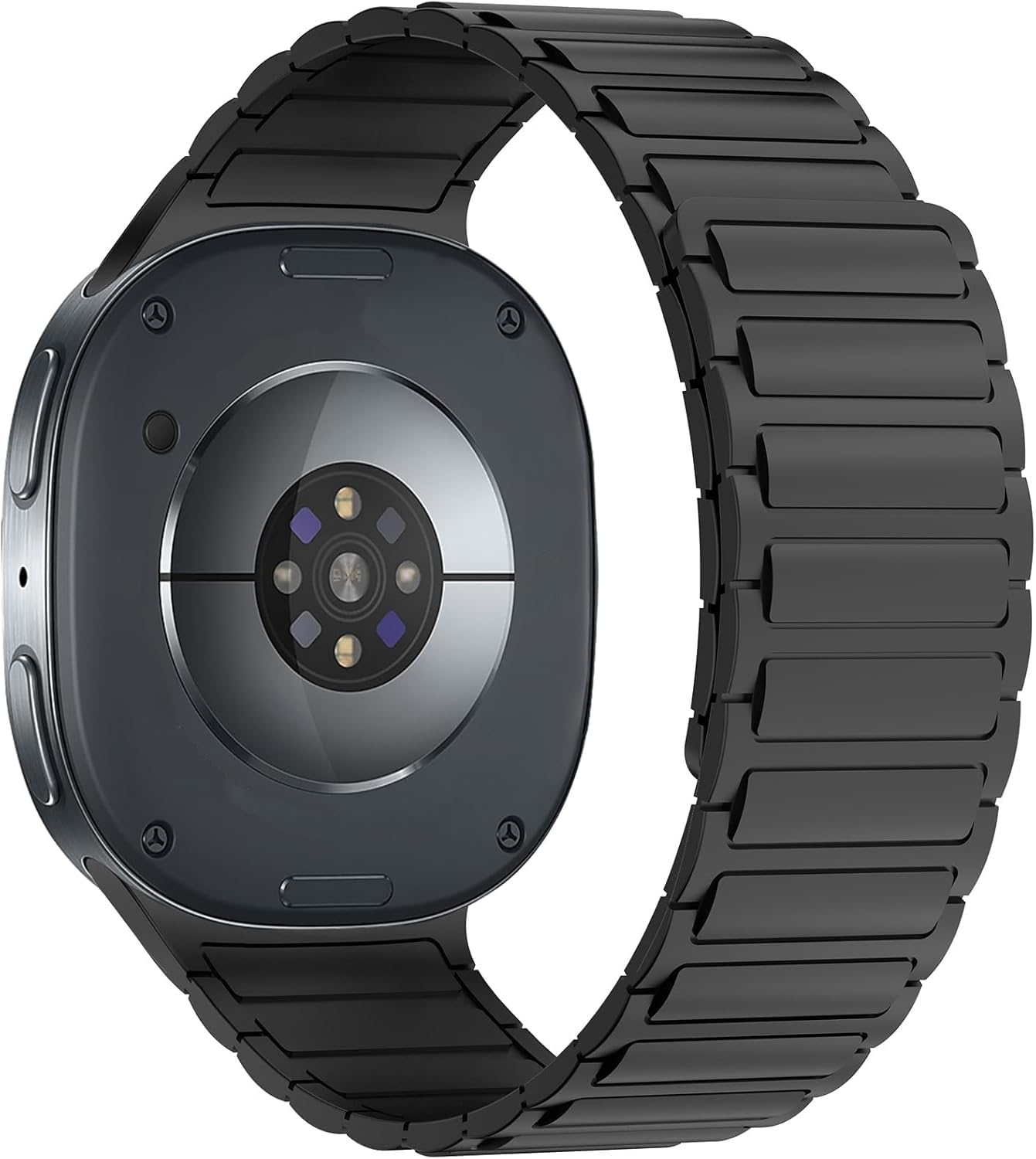 OBOE Silicone Strap Magnetic Band 'COMPATIBLE WITH' Samsung Galaxy Watch 8 40mm 44mm/Galaxy Watch 8 Classic (Black) [WATCH NOT INCLUDED]-picture-17