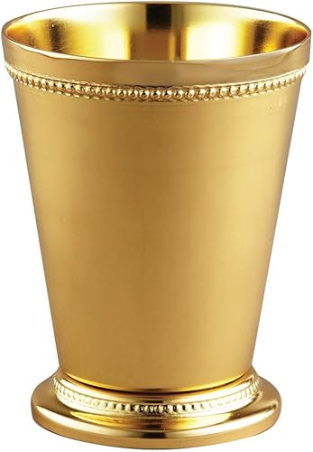 Taza Julep de menta, 12 onzas, acabado dorado