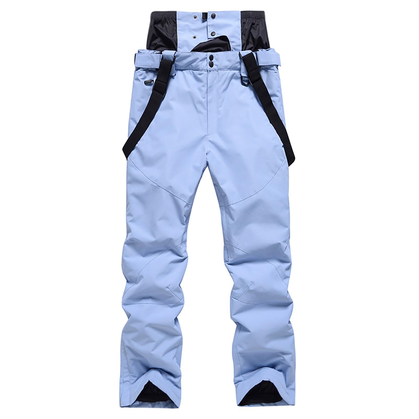 Generico Pantaloni Neve Uomo Antivento Pantalone Neve Invernali Pantaloni Sci Caldo Baggy Snowboard Pants Tecnici Salopette Trekking