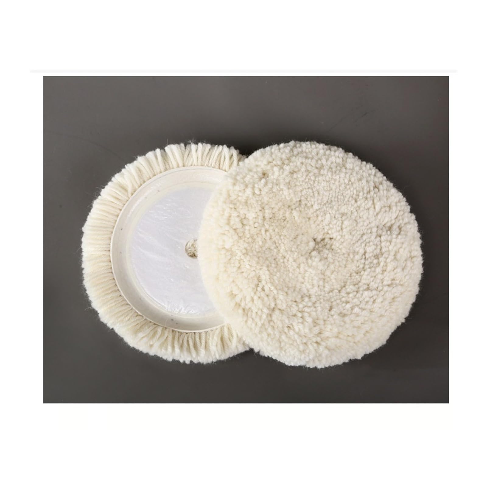 Kit de almohadillas for pulir de lana, 2 uds., disco