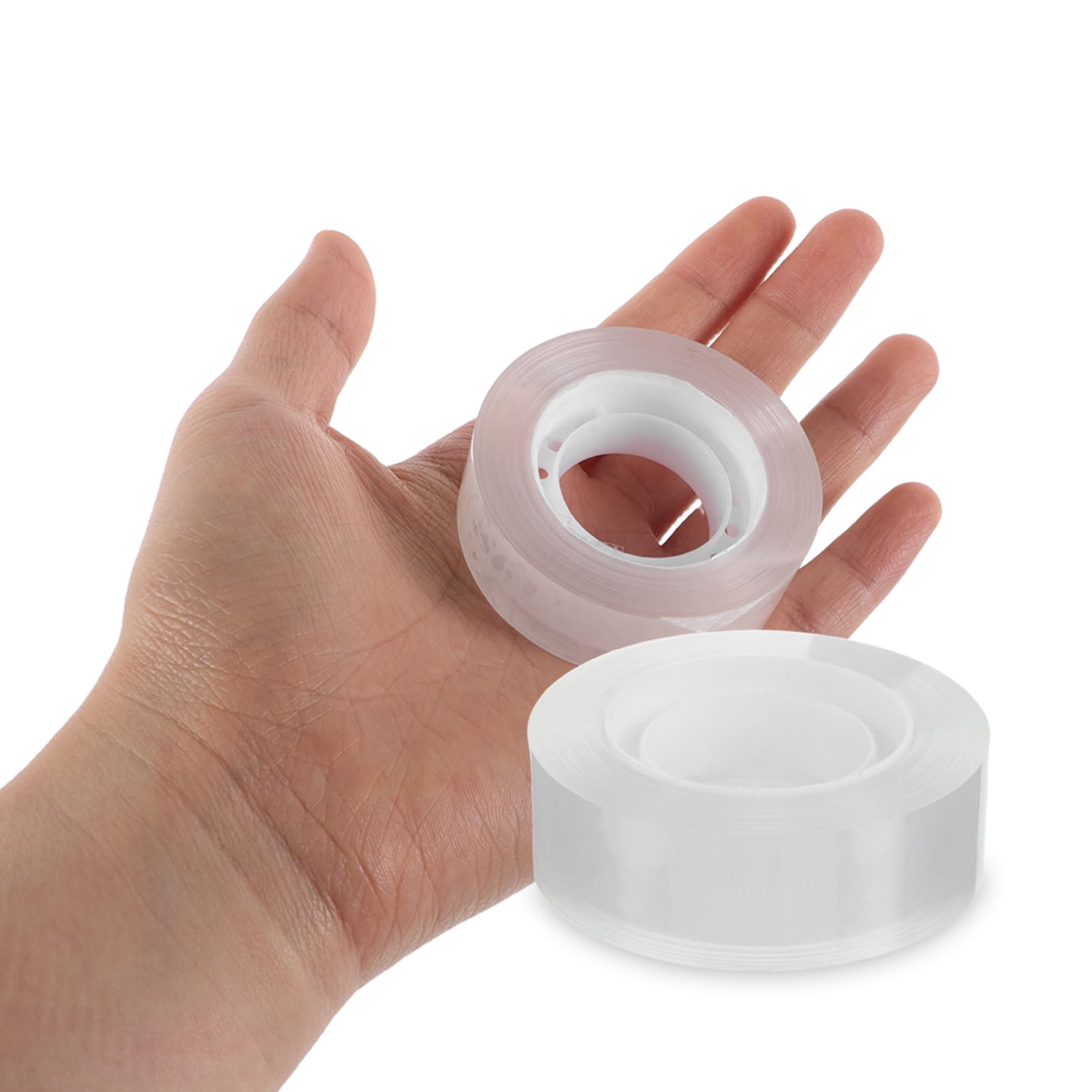 Veemoon Nastro Trasparente per Ufficio 48 Pezzi, Colla, Ricariche | Back To School Party, Invisible Tape Refill, Office Supply Tape, Adesiva Trasparente