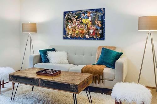 Miniatura 5 de Ravensburger 19674 Disney Snow White - Rompecabezas de 1000 piezas para adultos, cada pieza es única, la tecnología Softclick significa que las