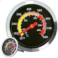 Termômetro Para Forno A Lenha, Estufa, Smoker, Churrasqueira - Aço Inoxidável, Até 400°C