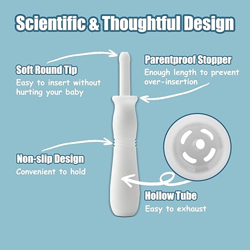 Miniatura 4 de 20 unidades de alivio de gases y cólicos para bebés, alivio de cólicos gaseosos para bebés, barra de flatulencia, alivio instantáneo del