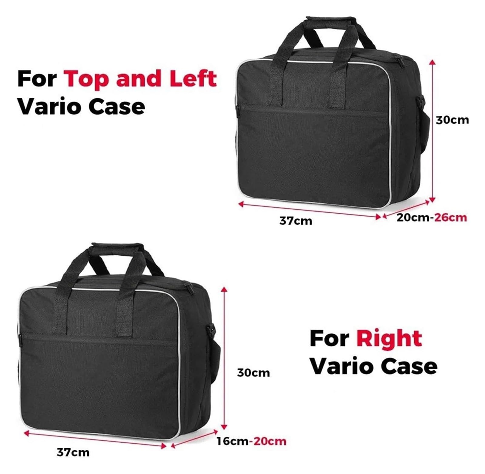 Per Moto Per BMW Per R1200GS LC Per R1250GS Per Adventure R Per R1200 Moto Borsa Laterale Nera Interna Per Motore Borsa Laterale(2pcs Side Bags)