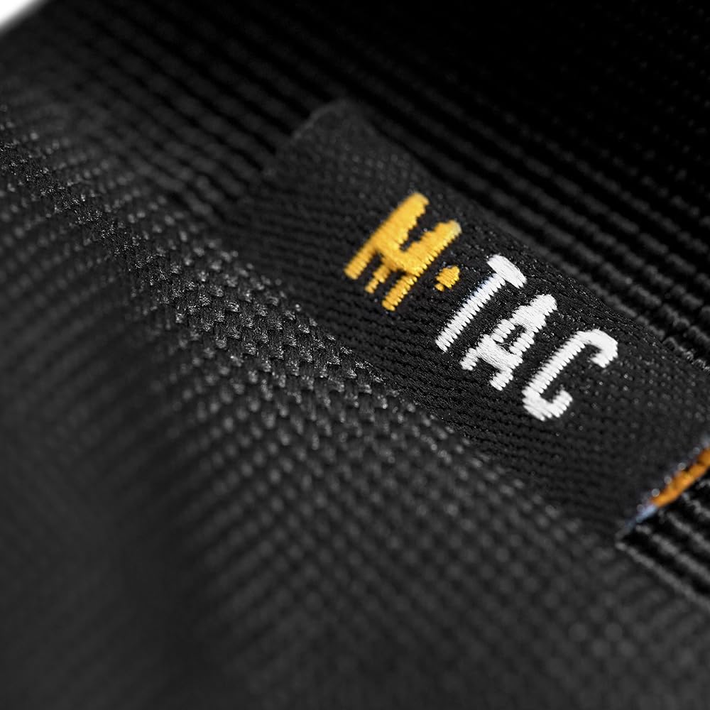 M-Tac EDC - Funda para pistola con cierre de , color negro, bolsillo oculto para arma con 5 compartimentos, ajuste universal para pistolas, color negro