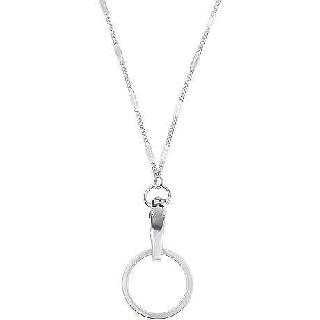 Wisdompro Fashion Lanyard, Women's Chain Lanyard Necklace