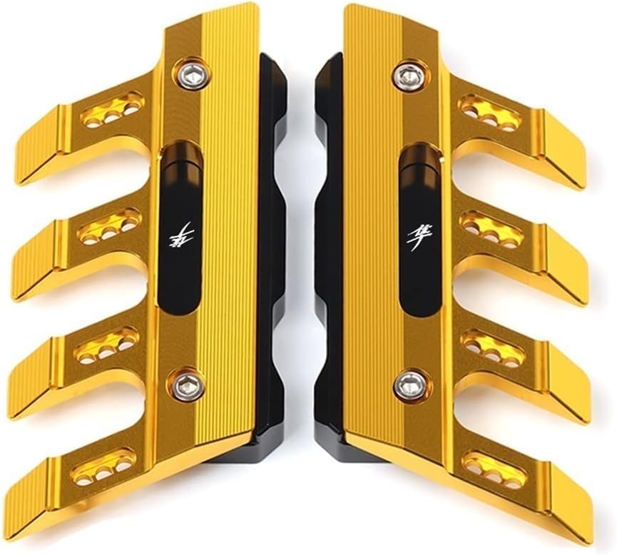 SCUUBE for Suzuki Hayabusa GSX1300R GSX1300 R Motorcycle Fall Side Guard Front Fork Protector Front Fender Protection Block Side Guard CNC Aluminum Motorcycle Accessories (Color : Red)