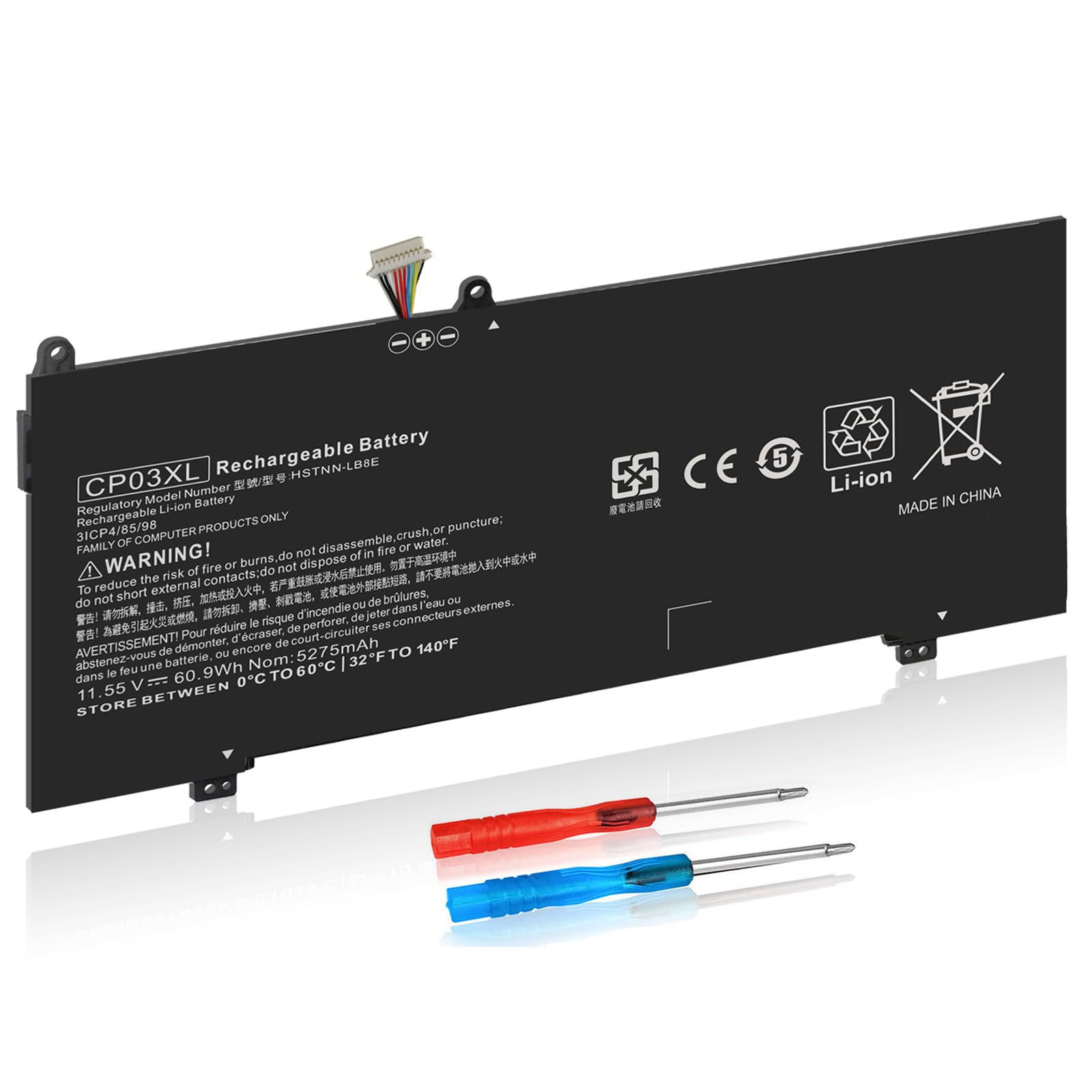 Shyarweyy 929072-855 CP03XL CPO3XL CP03060XL Laptop Battery for HP Spectre x360 13-AE 13t-ae000 13-ae000 13-ae011dx 13-ae012dx 13-ae013dx 13-ae014dx