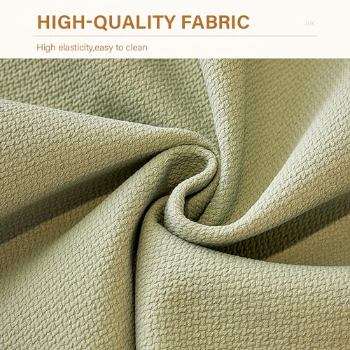Funda de sofá chenilla en forma L lavable gris y protectora de muebles 4