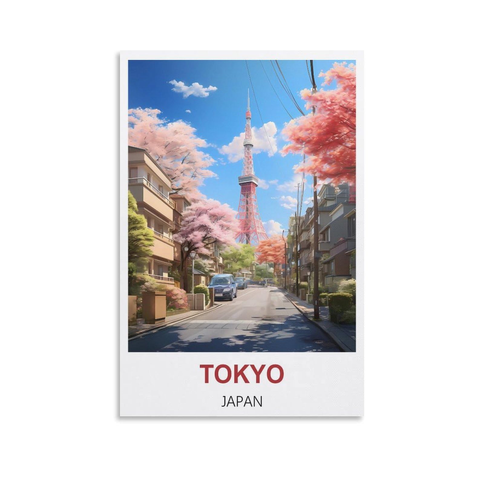 Metal Sign Tin Sign,Tokyo Japans,Metal Wall Decorative Tin Signs for Home Kitchen Bar Coffee Shop Club Orchard Decoration 15x30cm