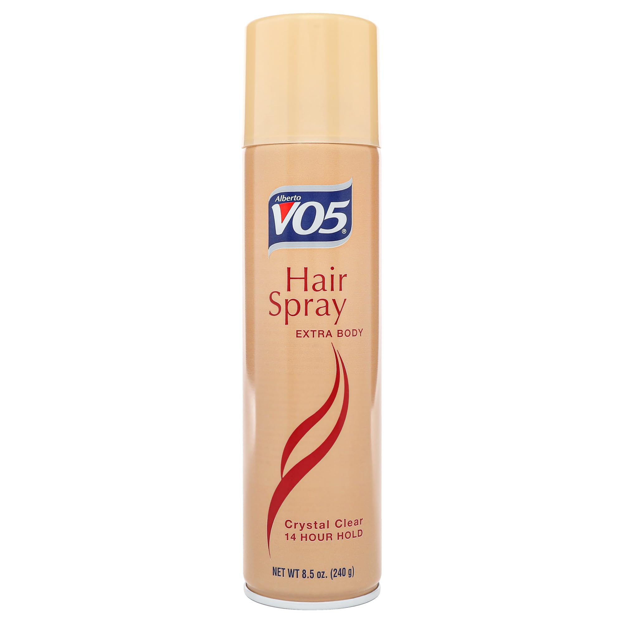 VO5 Alberto Crystal Clear Extra Body Hair Spray - Volumizing Hair Spray for Styling - Frizz and Humidity Control - Clear Spray Formula - 8.5 oz Mint,Natural 8.5 Fl Oz (Pack of 1)