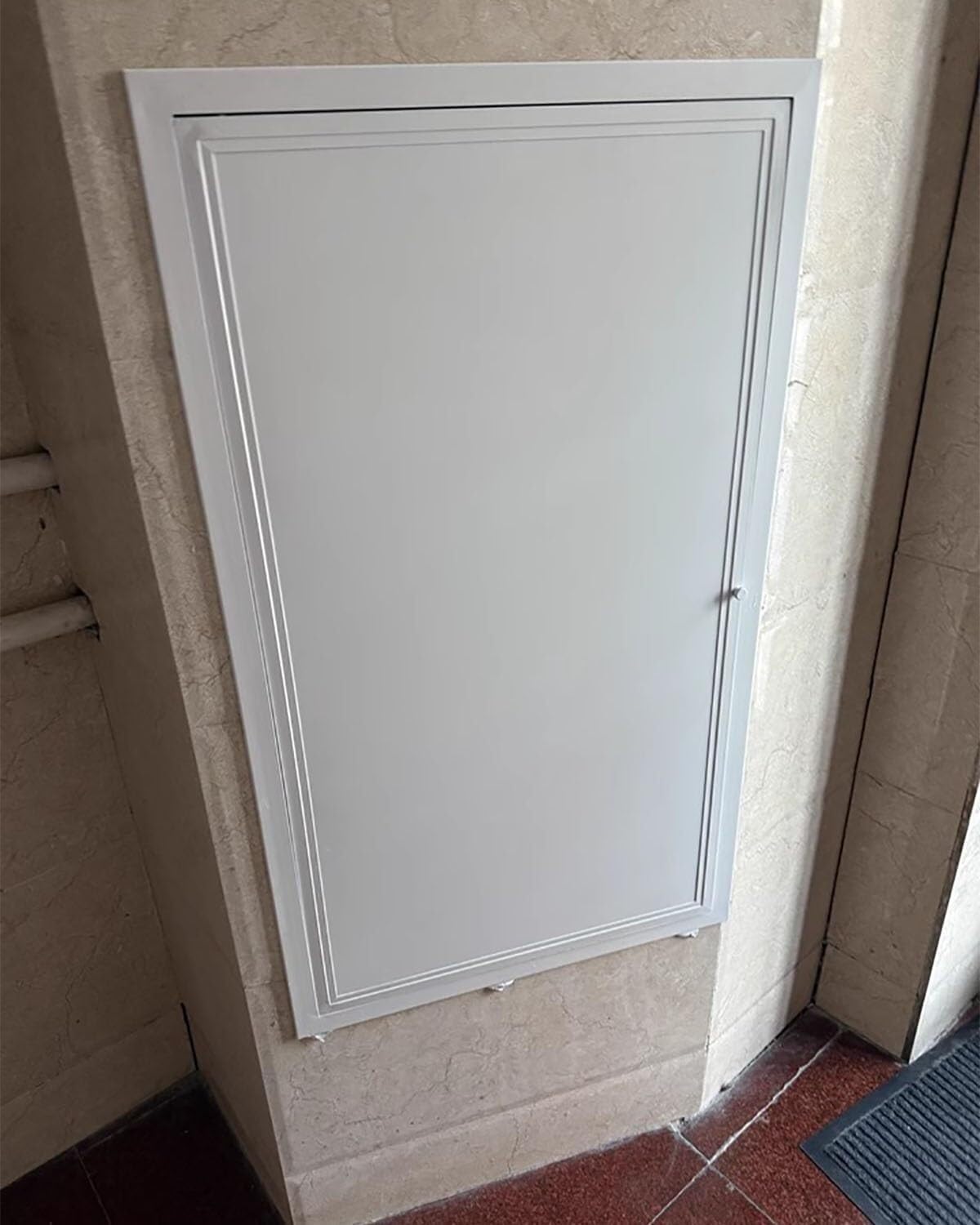 Kanduo One Color Plumbing Access Door Plumbing Inspection Service Door Access Hatch, Shower Valve Revision Hole Cover, Decorative Loft Hatch Box Door(15X15cm/6X6in)