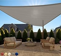 Vista 33 de GORILLA GRIP - Toldo parasol resistente, protección UV, resistente a la decoloración, desgarros y óxido, rectangular, con bordes curvos que bloquean
