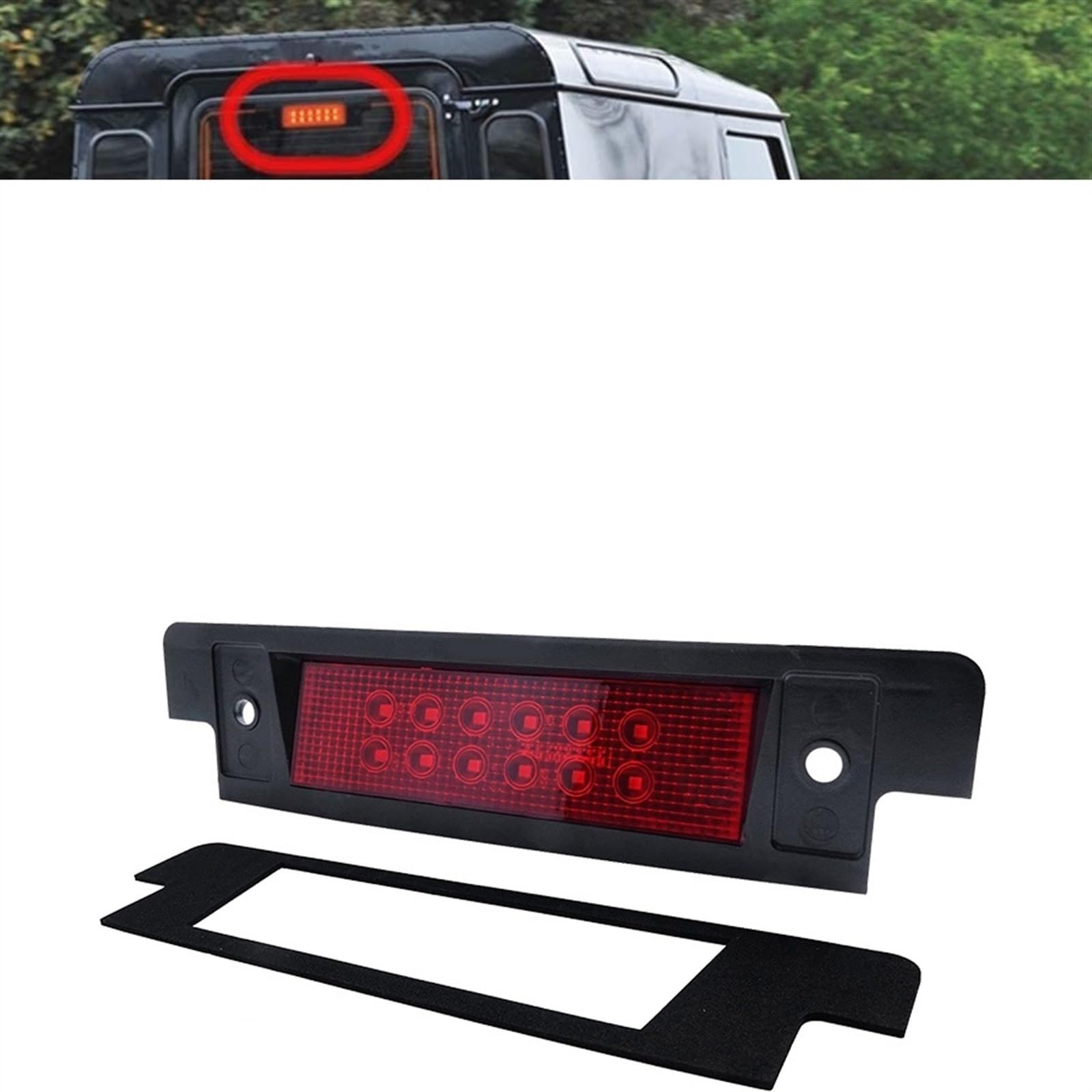 BILKAR Luci terzo stop Compatibile Con Land Per Rover Per Discovery Per Defender 90 110 130