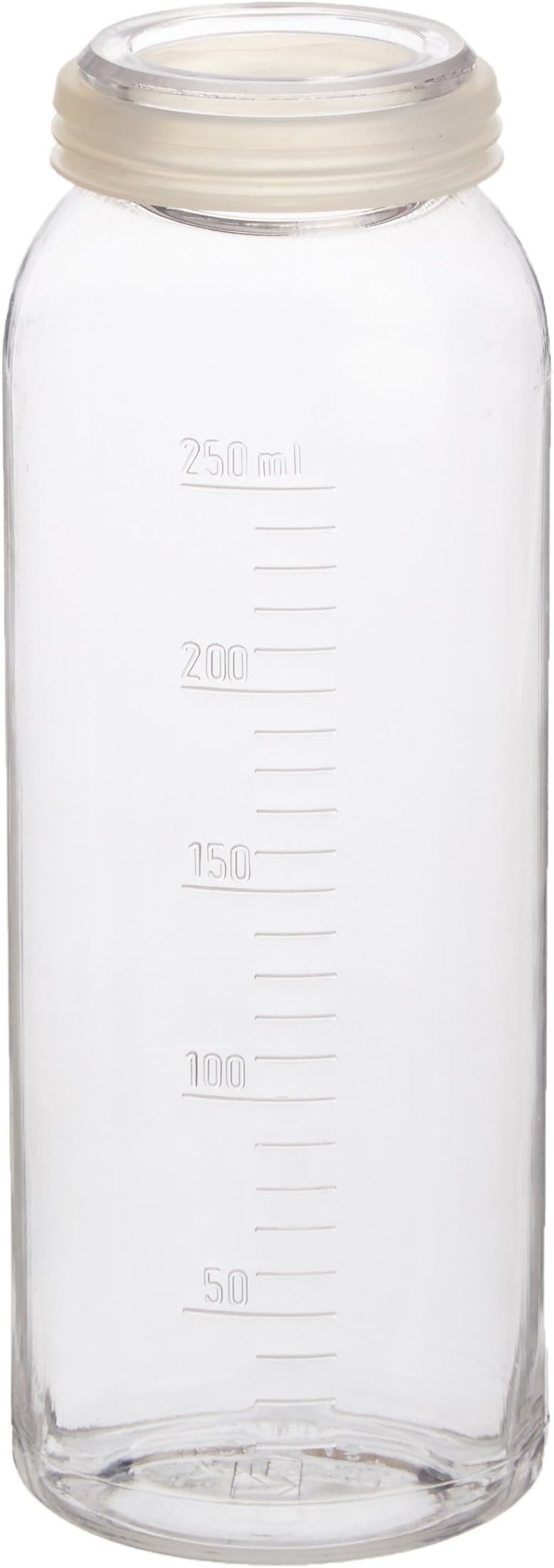 ACBT0252 Water Bottle with Silicone Ring, Polycarbonate, 250 ml Capacity