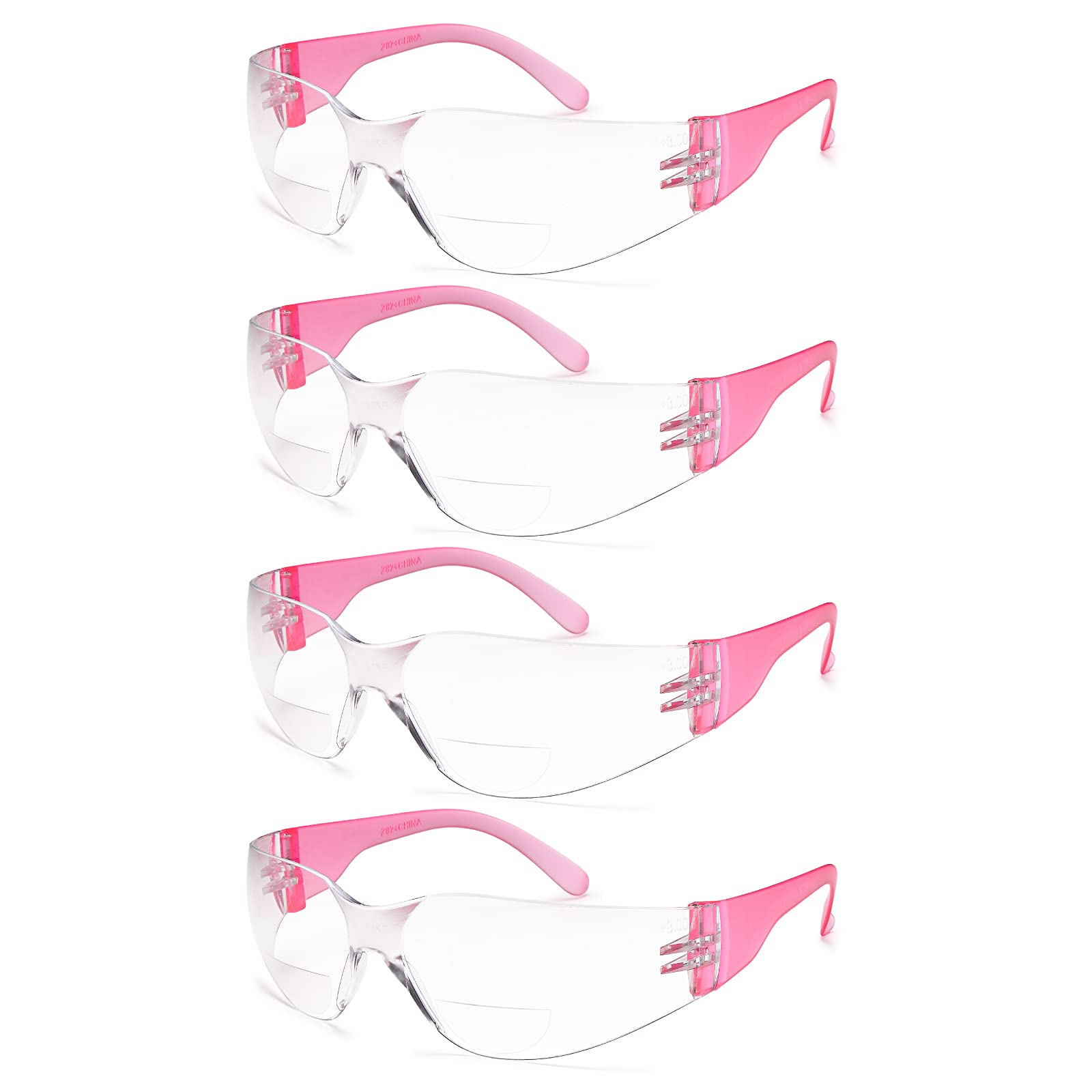 Gamma Ray Bifocal Reading Safety Glasses Readers