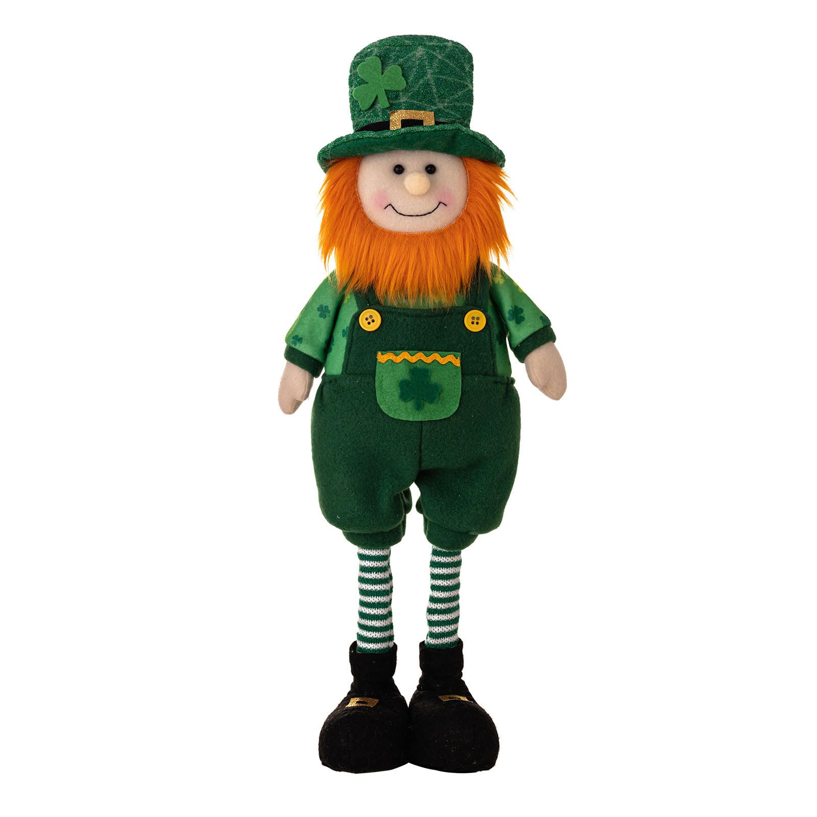 Tixoacke Green 1Pack Stpatrick's Day Gnomes Plushes Decorations Irish Leprechaun Tomtes Elf Gnome Dwarf Figurines Ornaments Stpatrick's Day Gnome