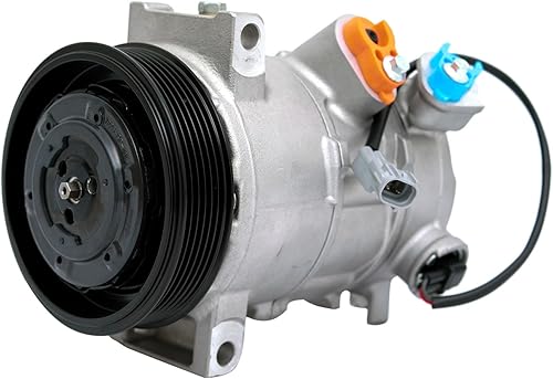 FKG Compresor de CA y embrague de A/C para Dodge Caliber 09-12 2.0L 2.4L, 09-17 Jeep Patriot 2.0L 2.4L, 09-17 Jeep Compass 2.0L Old Design, 09-17