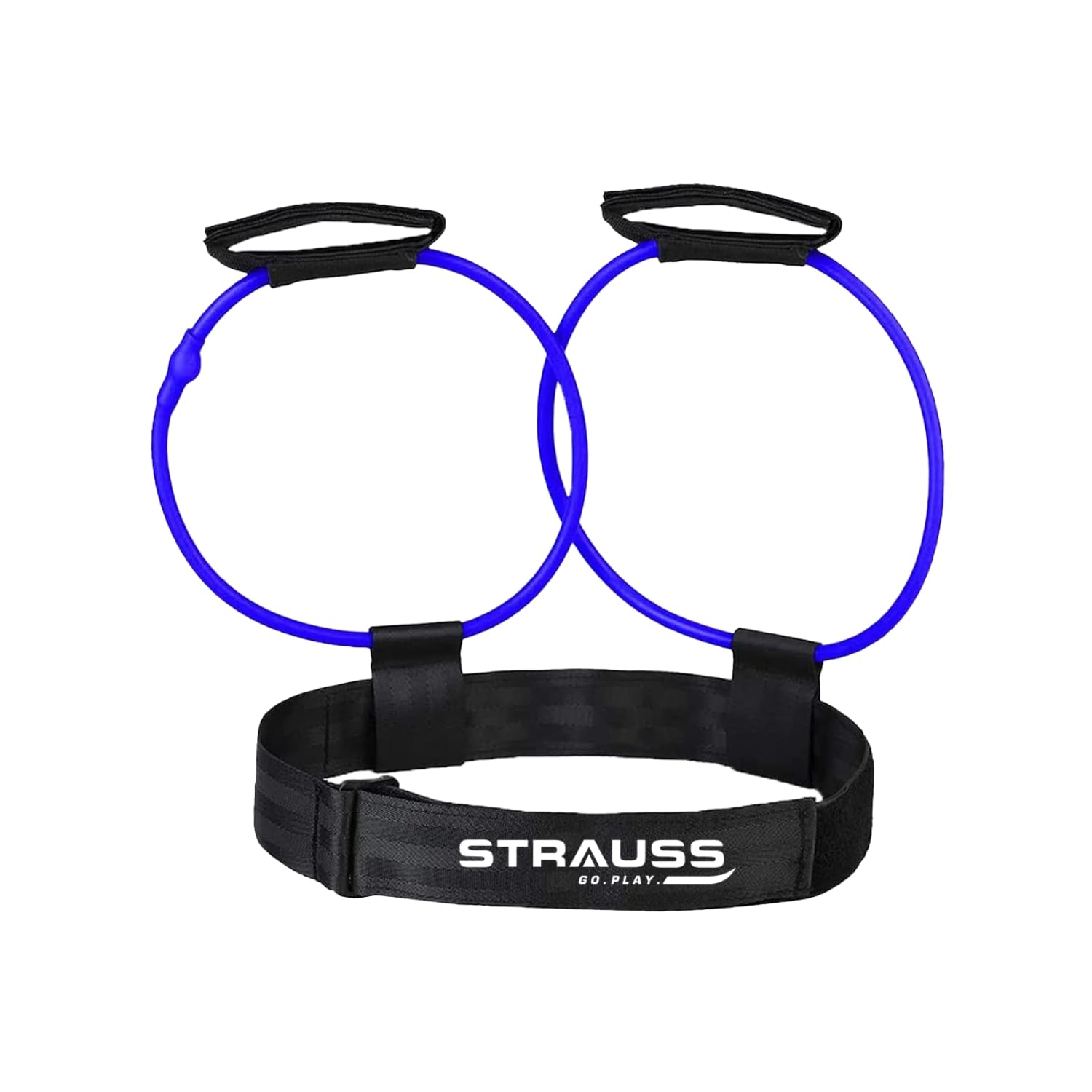 Strauss Resistance Exercise Tube | Resistance Tube for Exercise and Workout | Hip Band for Stretching, Squats, Legs, Thigh, Glutes and Hip Toning Workout | Ideal for Men & Women (Blue) (B09FPMHLY8) Amazon Price History, Amazon Price Tracker