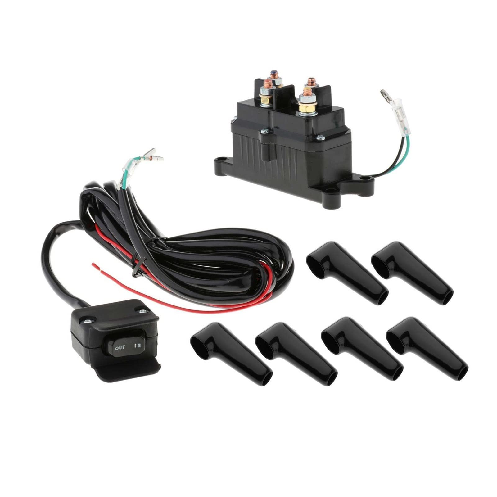 Buy HUACHENCHAO Winch Relay 12V Solenoid Relay Contactor and Winch