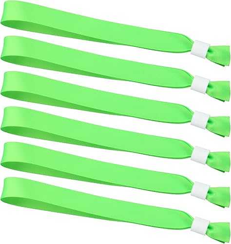 50 pulseras de tela para eventos, pulseras de entrada desechables para fiestas, sin logotipo, pulseras de admisión para eventos, pulseras adecuadas