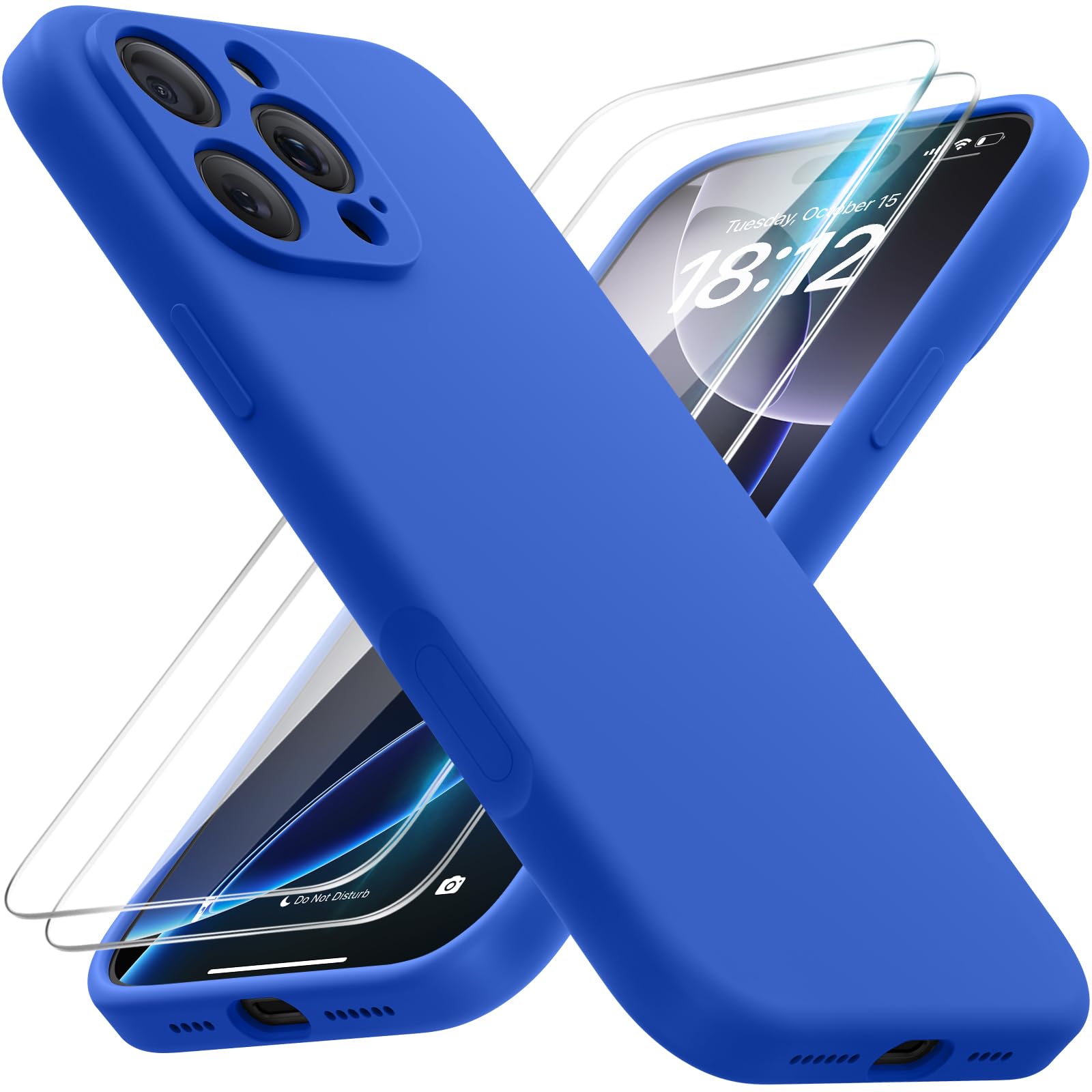 FlyReal Magnetic for iPhone 16 Pro Max Case, Compatible with MagSafe, (Integrated Silicone Camera Control Button & Camera Protection) +Screen