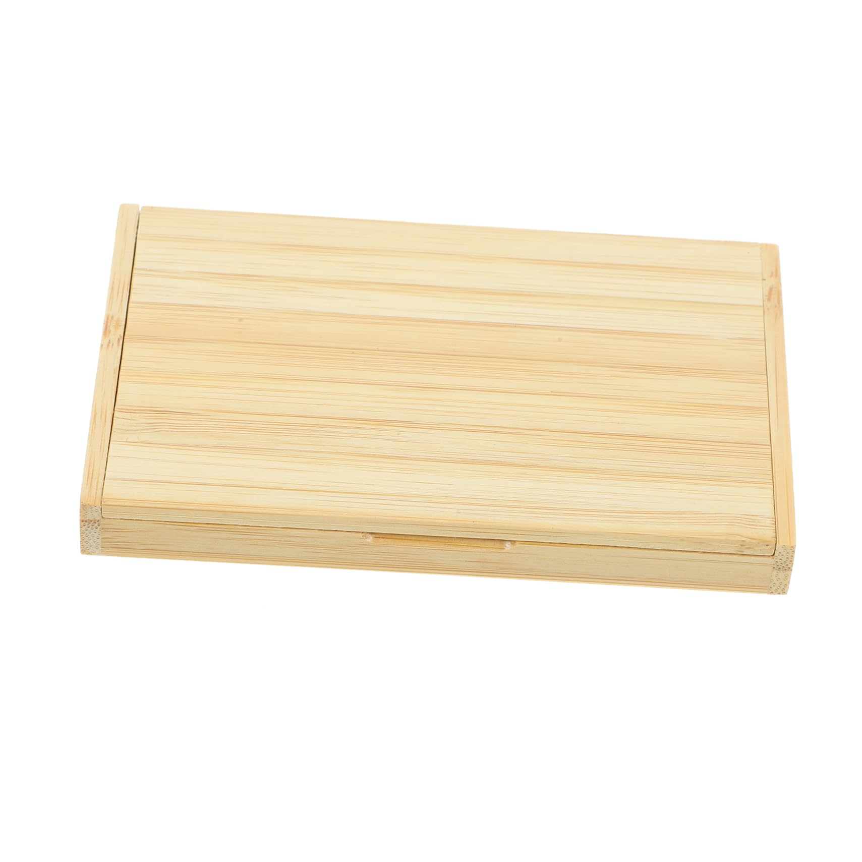 SHINEOFI Scatola Da 5 Pezzi custodia per biglietti da visita custodia per carte carta Astuccio raccoglitore carte portacarte portaschede forniture per ufficio porta immagini da tavolo bambù
