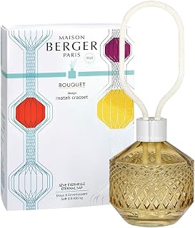 Scented Bouquet - Matali Crasset - 3.5 x 7.5 x 10.5 inches - 100% natural cotton wick - Prefilled with Fragrance Eternal Sap 180 milliliters - 8.45 Fluid Ounces - Made in France (Chesnut)