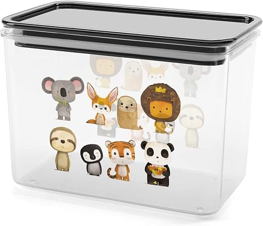 Amazon 密閉容器キープ タッパー 可愛い パンダ ライオン キツネ 動物柄 湿気を防ぐ密封ジャー 収納ボックス 食品貯蔵タンク 収納ケース 調味料 食べ物 物品 全粒穀物収納ボック ふた付き 防カビ 防湿 多機能 車載用 家庭用 オフィス用 積み重ね収納便利 保存容器 Amazon 密閉容器キープ タッパー 可愛い パンダ ライオン キツネ 動物柄 湿気を防ぐ密封ジャー 収納ボックス 食品貯蔵タンク 収納ケース 調味料 食べ物 物品 全粒穀物収納ボック ふた付き 防カビ 防湿 多機能 車載用 家庭用 オフィス用 積み重ね収納便利 保存容器