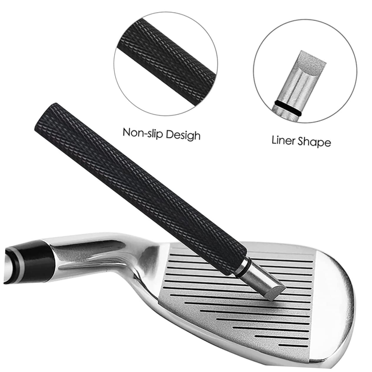 Kisangel 2sätze Golfschläger Reinigungsset Golfschläger Bürste Mit Rillen-schärfer Tragbar Und Langlebig Für Golfer Für Optimale Pflege Und Reinigung