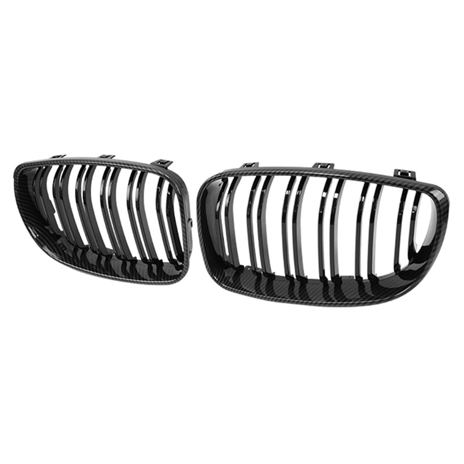 Grille d'aération du flux d'air BMW E88 E82 E81 E87 calandre cassée remplacement carbone - 5