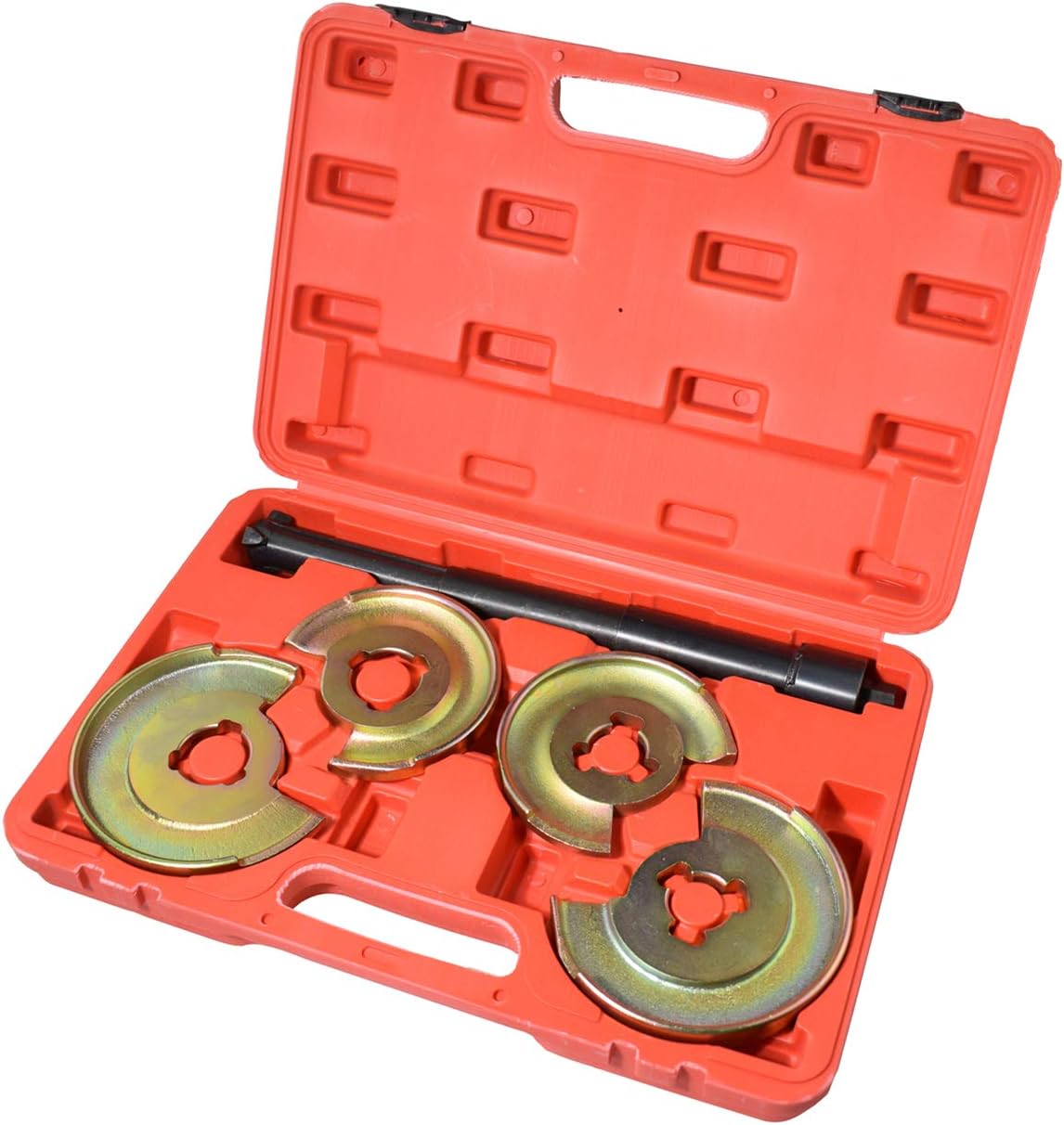 Supercrazy Coil Spring Compressor Tool Suspension Strut Interchangeable Fork Coil Extractor Set Compatible with Mercedes Benz