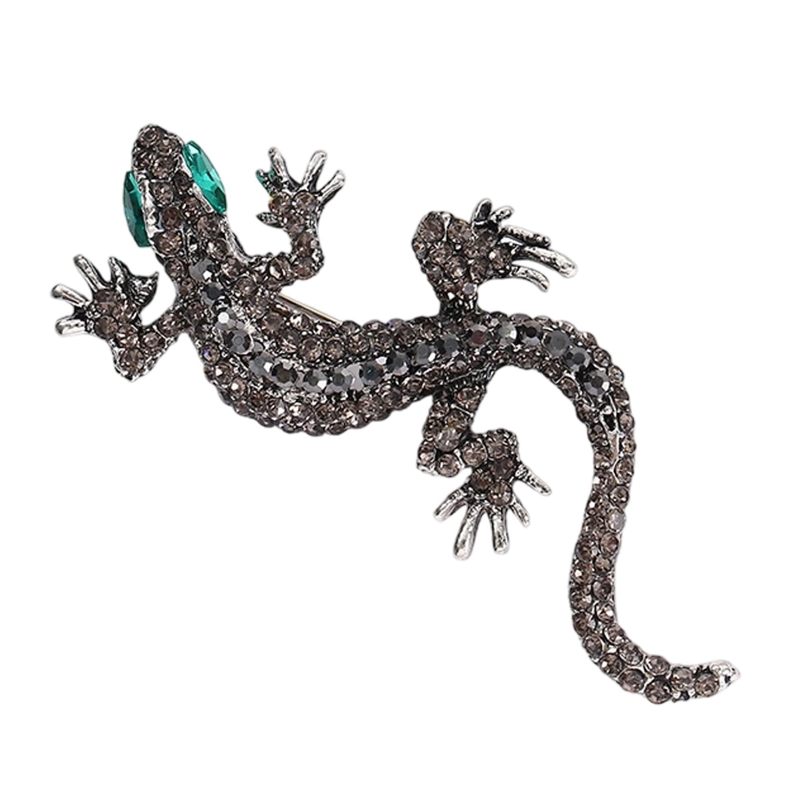 Maxtonser Vintage Lizards Brooch Retro Reptiles Pin For Men And Women Sturdy Alloy Jewelry Creative Animal Design For Casual Forma