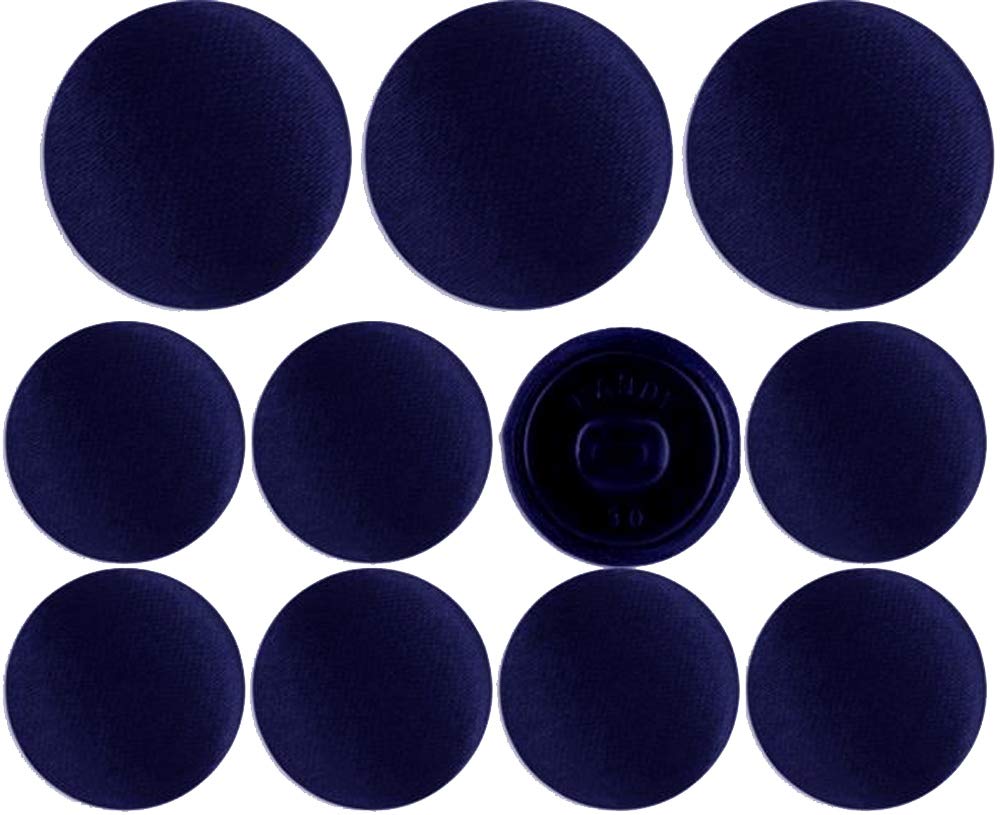 MisterShop Navy Blue Tuxedo Button Set (11 Pieces)