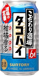 こだわり酒場のタコハイ 6度 缶 350ml x 24本[ケース販売][サントリー リキュール チューハイ カクテル 日本]