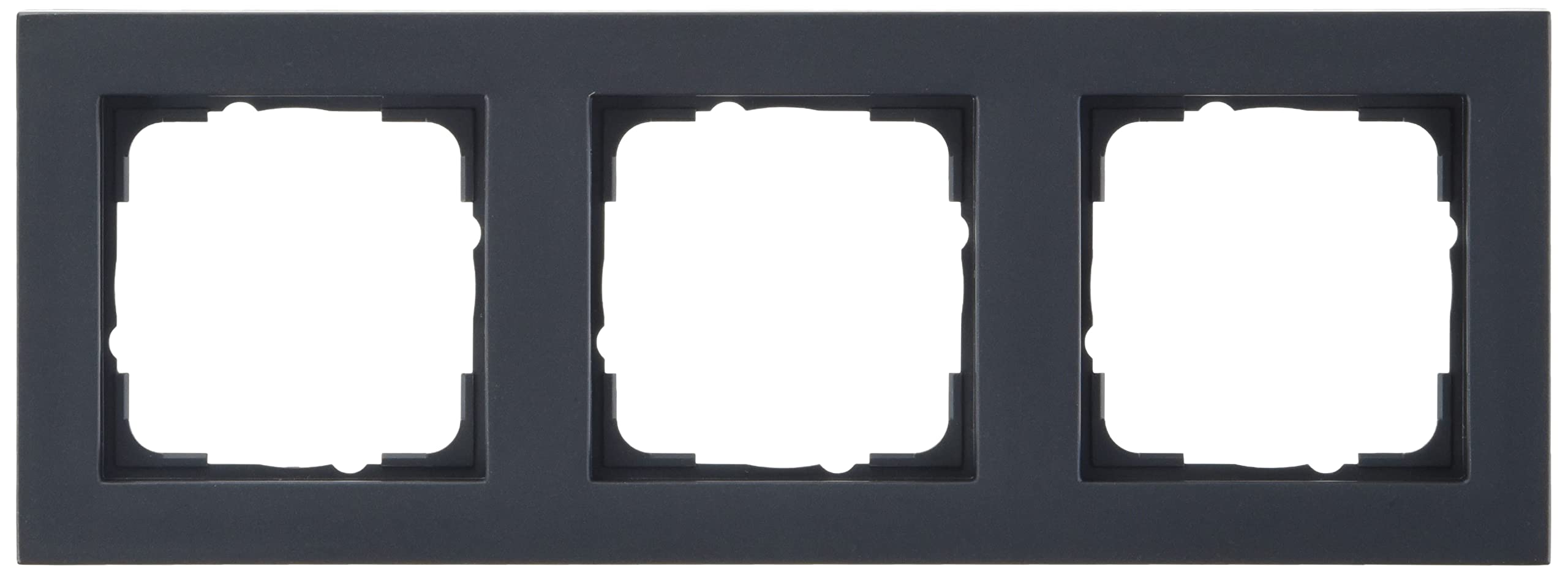 Gira 21323 Rahmen E2 3-fach anthrazit, 021323 (Packung mit 2)