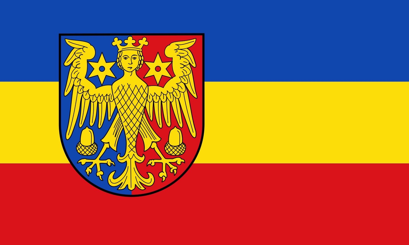 Drapeau Landkreis Aurich tissu haute densité de qualité supérieure allemande