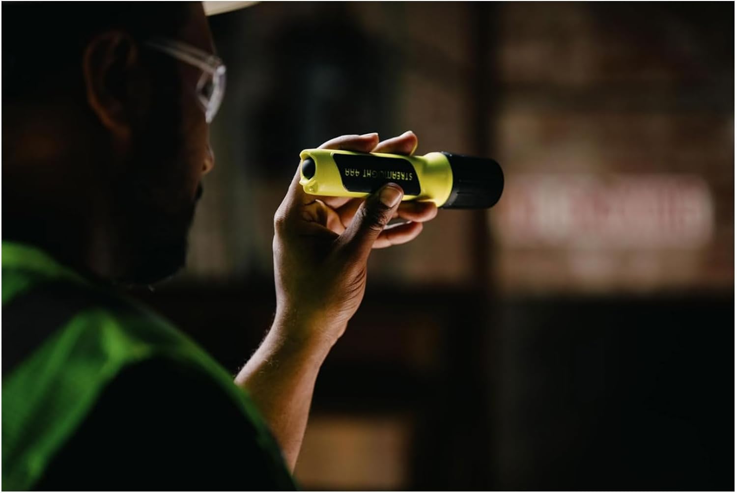 Streamlight 68244 ProPolymer C4 Lux LED Flashlight, 4AA (Included), Yellow