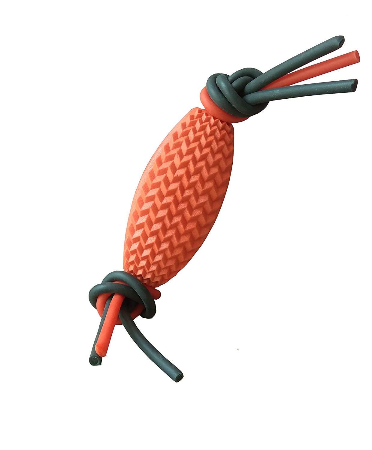 Pet Puppy Dog Chew Toys for Aggressive Chewers Dental Teething Cleaning [Non-Toxic Soft Natural TPR & Foam Made Rubber String Chew Toys], Chew Toy, Puppy Teething Toy, (Rugby Shape) (B08FRHSQHH) Amazon Price History, Amazon Price Tracker