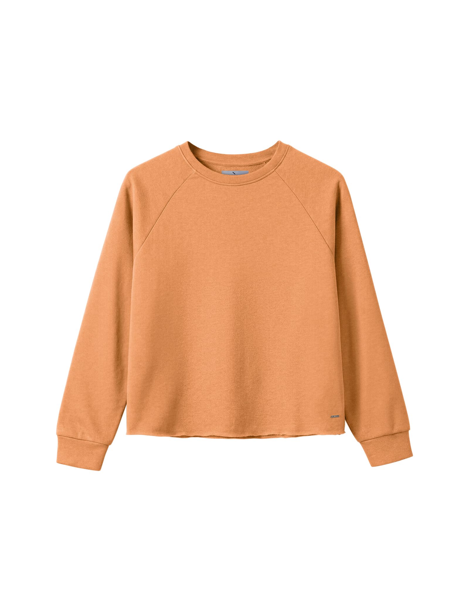 Enorsia Women's Orange Raw Edge Sweatshirt - Uk 12