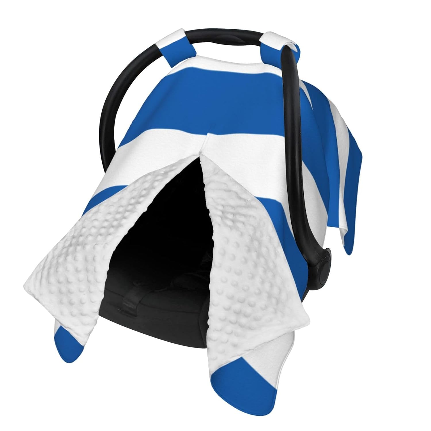Greek Flag Baby Car Seat, Rain Shelter, Multifunctional Nursing Cover for Newborns, Mother Care, Breastfeeding